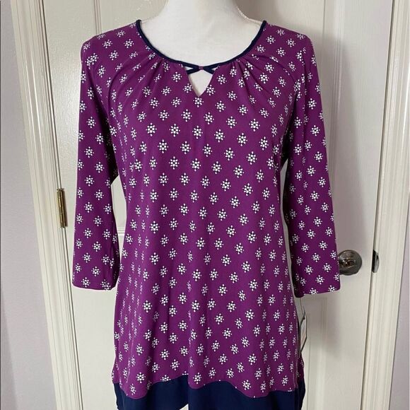 ELLEN TRACY Pajama Top Small. NWT - Picture 1 of 6